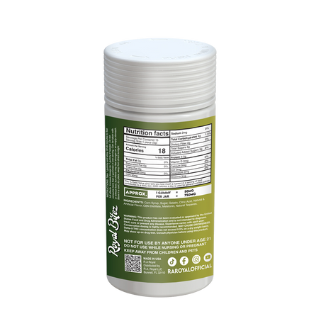 Royal Bitez Deep Sleep 15CT Gummy: Orange