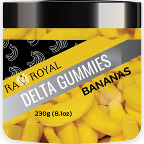 R.A. Royal Gummies: Delta-8 Banana Gummy Jar (1400 MG)