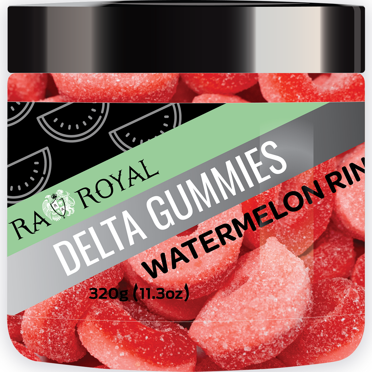 R.A. Royal Gummies: Delta-8 Watermelon Rings (1400 MG)