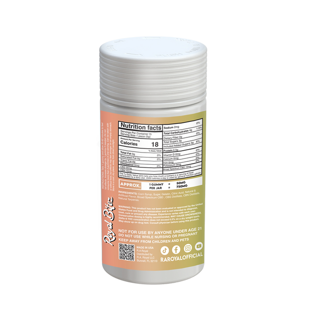 Royal Bitez Focus 15CT Gummy: Watermelon