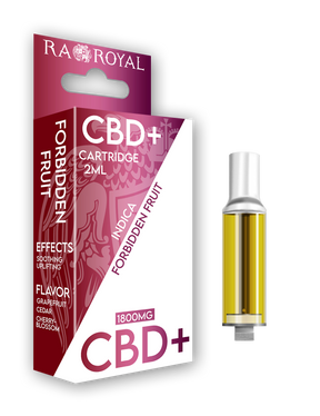 CBD+ Vape Cartridge (2ML): Forbidden Fruit Indica (1800MG)