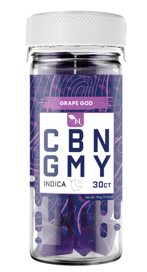 AGFN CBN Gummy: Grape God Indica (1500MG)