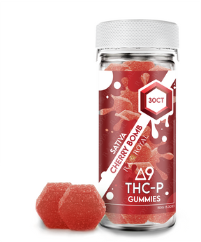 Delta 9 1,050MG 30CT Gummy: Cherry Bomb (Sativa)