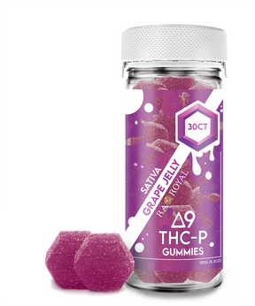 Delta 9 1,050MG 30CT Gummy: Grape Jelly (Sativa)