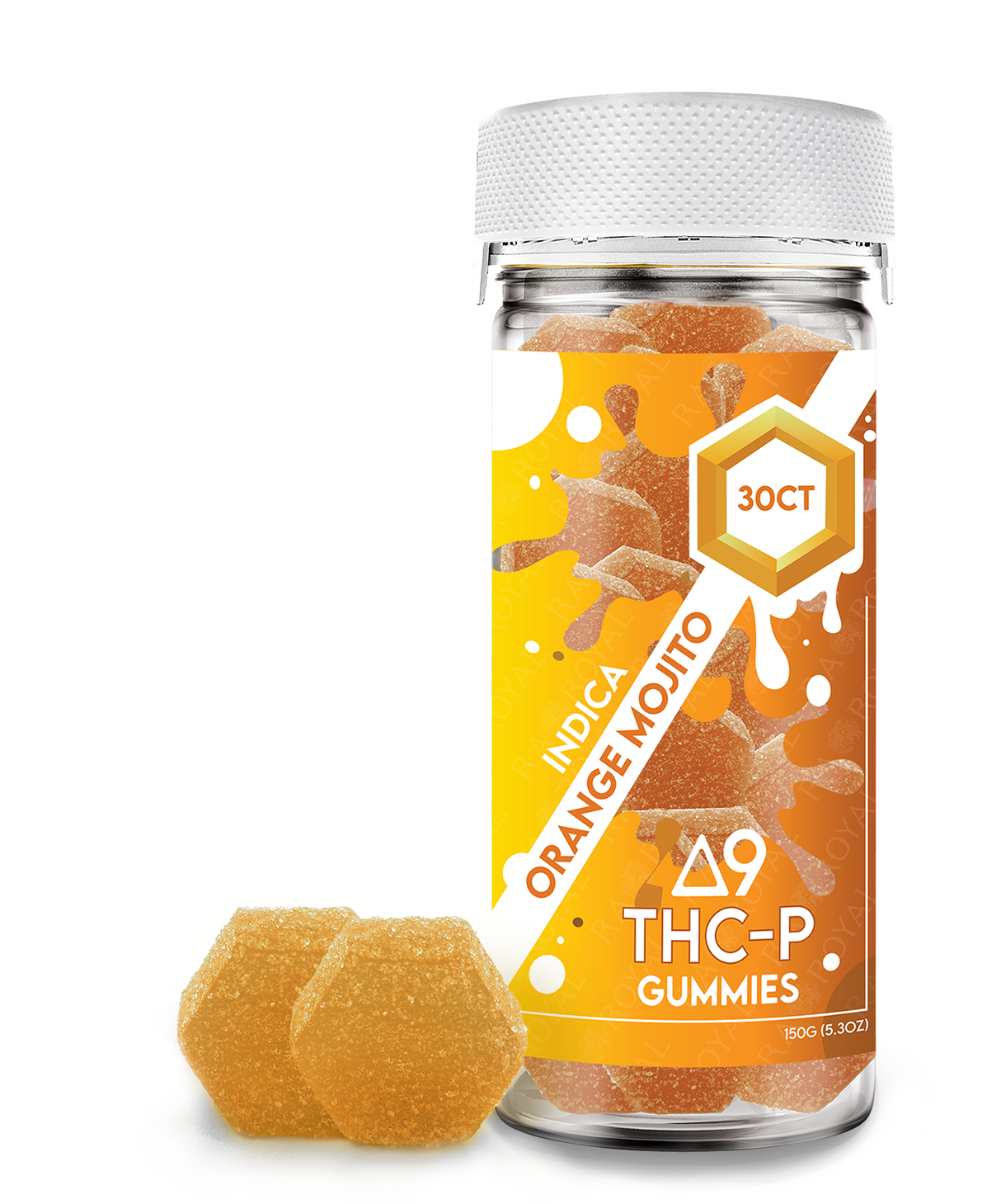 Delta 9 1,050MG 30CT Gummy: Orange Mojito (Indica)