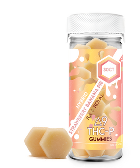 Delta 9 1,050MG 30CT Gummy: Strawberry Banana Pie (Hybrid)