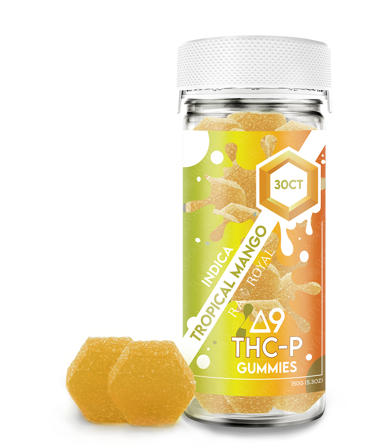 Delta 9 1,050MG 30CT Gummy: Tropical Mango (Indica)