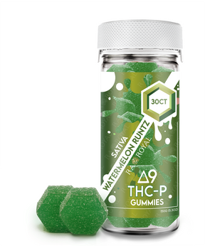 Delta 9 1,050MG 30CT Gummy: Watermelon Runtz (Sativa)