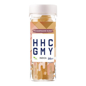 A Gift From Nature HHC Indica Gummy Jar Champagne Kush