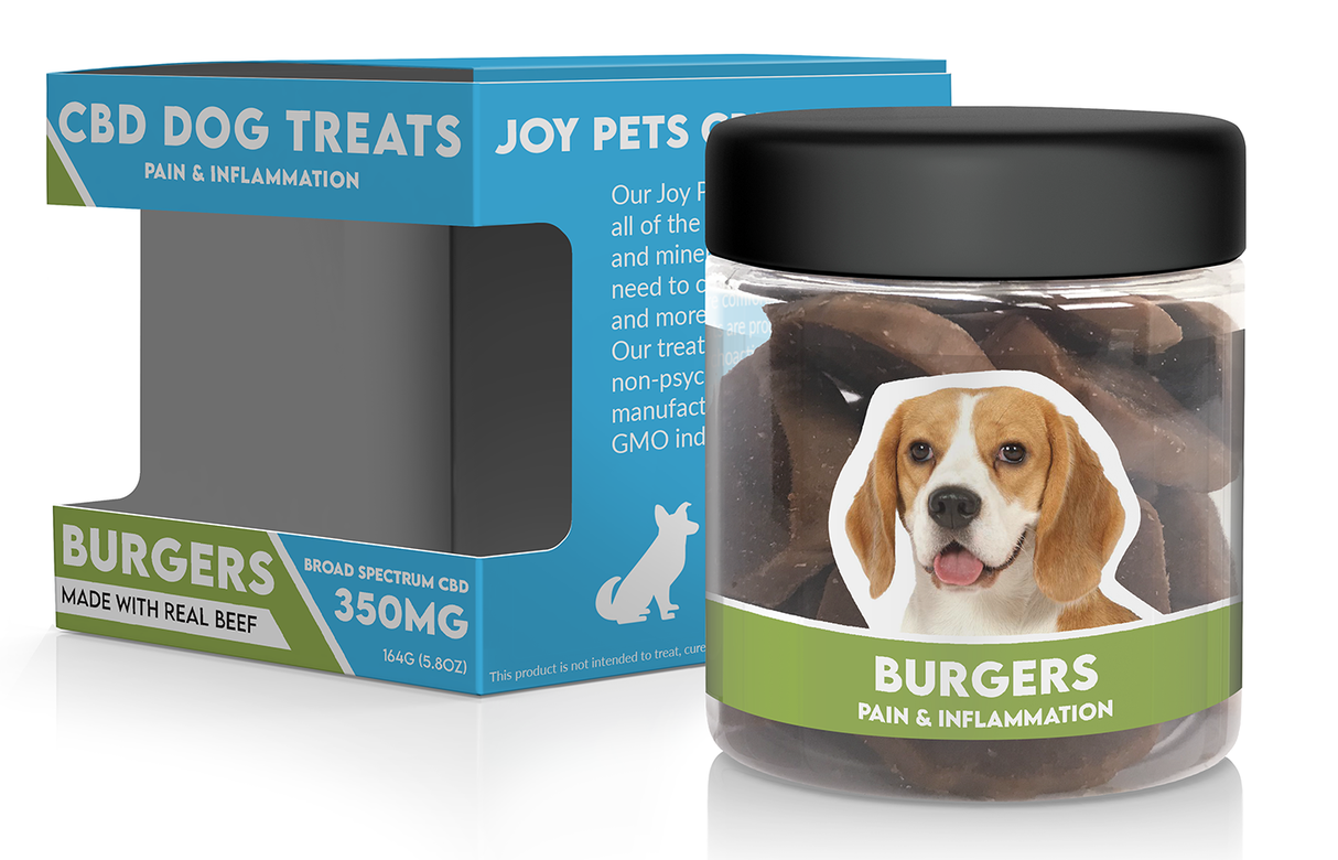 JoyPets CBD Dog Treats: Burgers