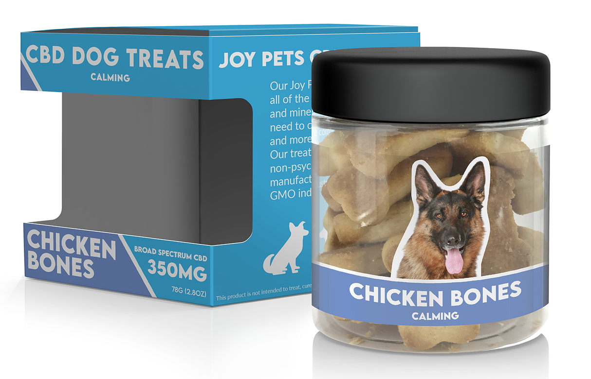 JoyPets CBD Dog Treats: Chicken Bones