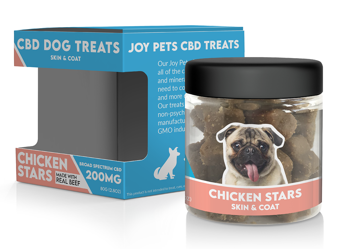 JoyPets CBD Dog Treats: Chicken Stars
