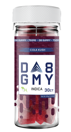 A Gift From Nature Delta 8 Indica Gummy: Cola Kush