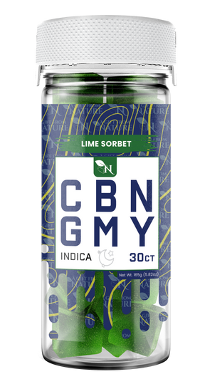 AGFN CBN Gummy: Lime Sorbet Indica (1500MG)