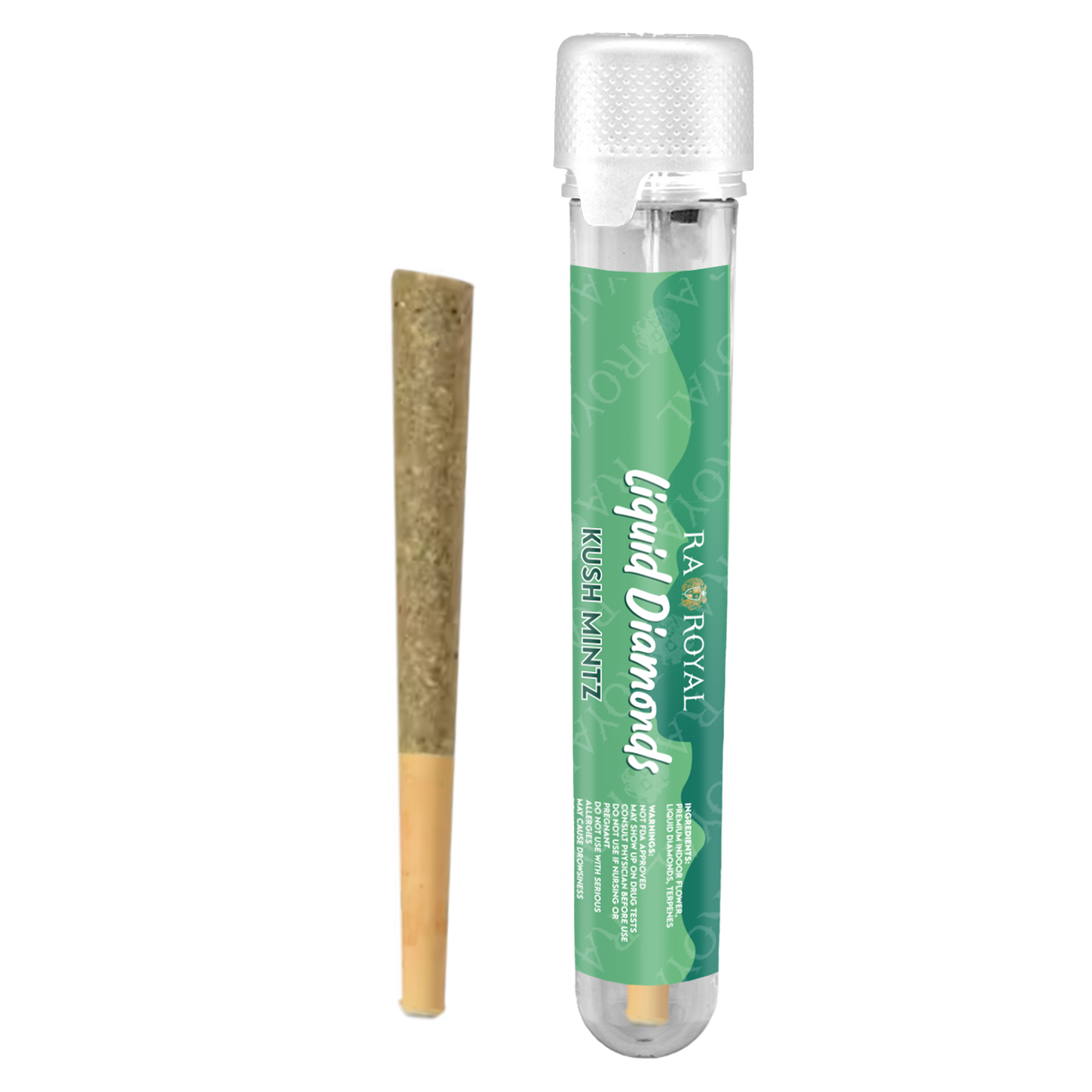 Liquid Diamond 2G THC Preroll: Kush Mintz (Hybrid)