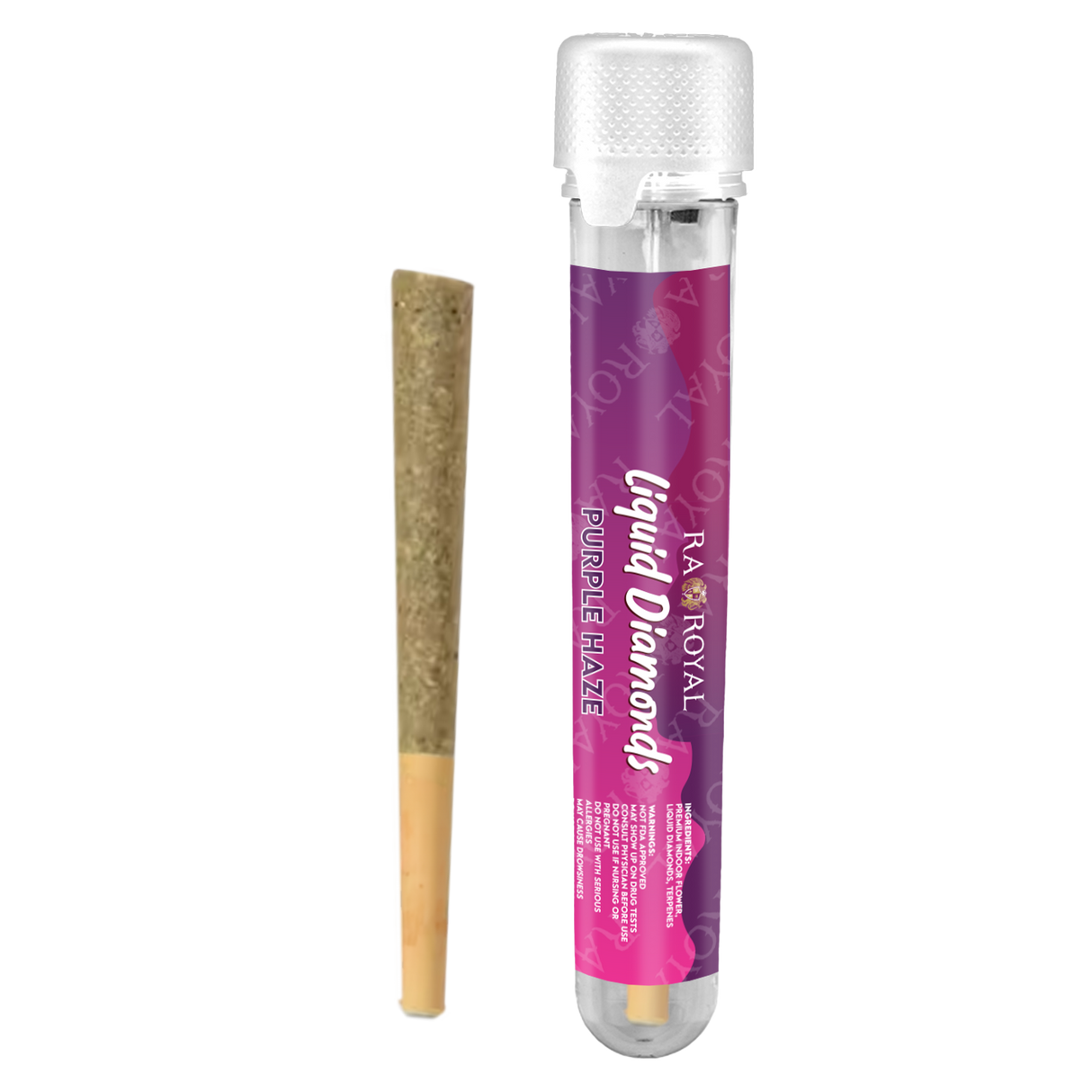 Liquid Diamond 2G THC Preroll: Purple Haze (Hybrid)