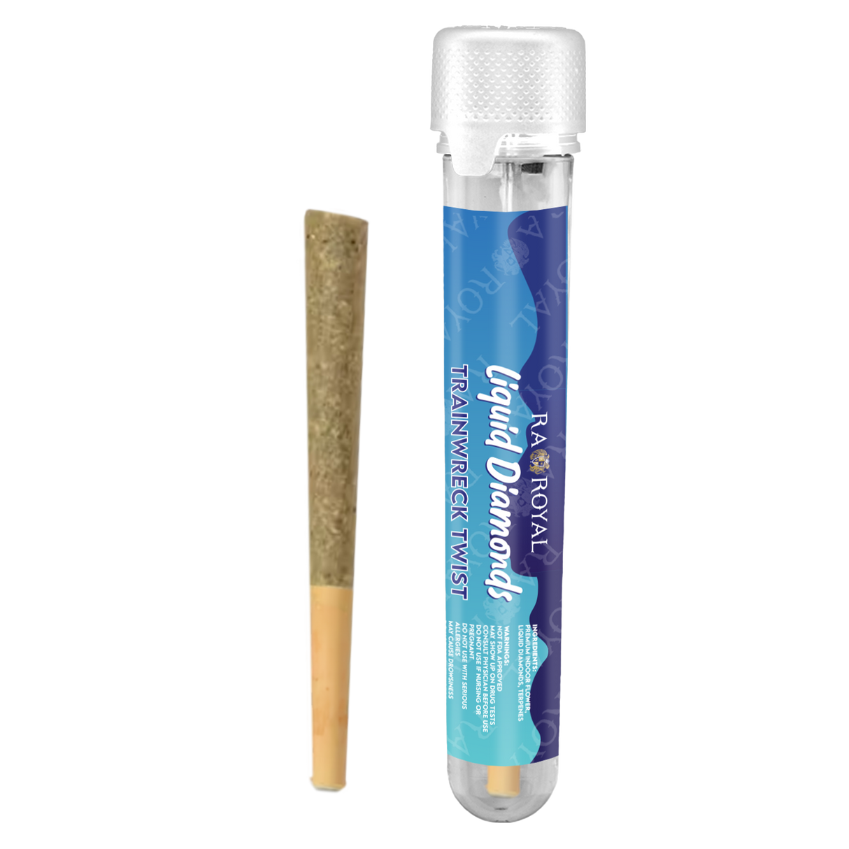 Liquid Diamond 2G THC Preroll: Trainwreck Twist (Indica)