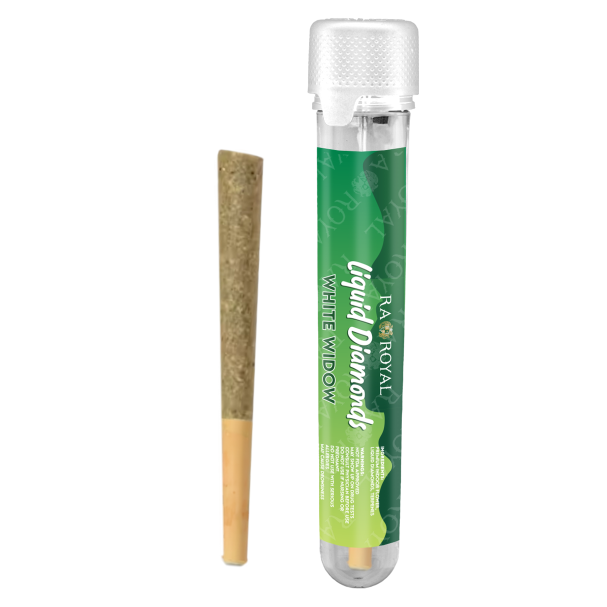 Liquid Diamond 2G THC Preroll: White Widow (Indica)