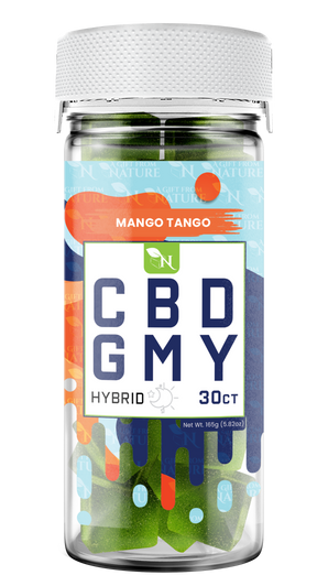 AGFN CBD Gummy: Mango Tango Hybrid (1500MG)