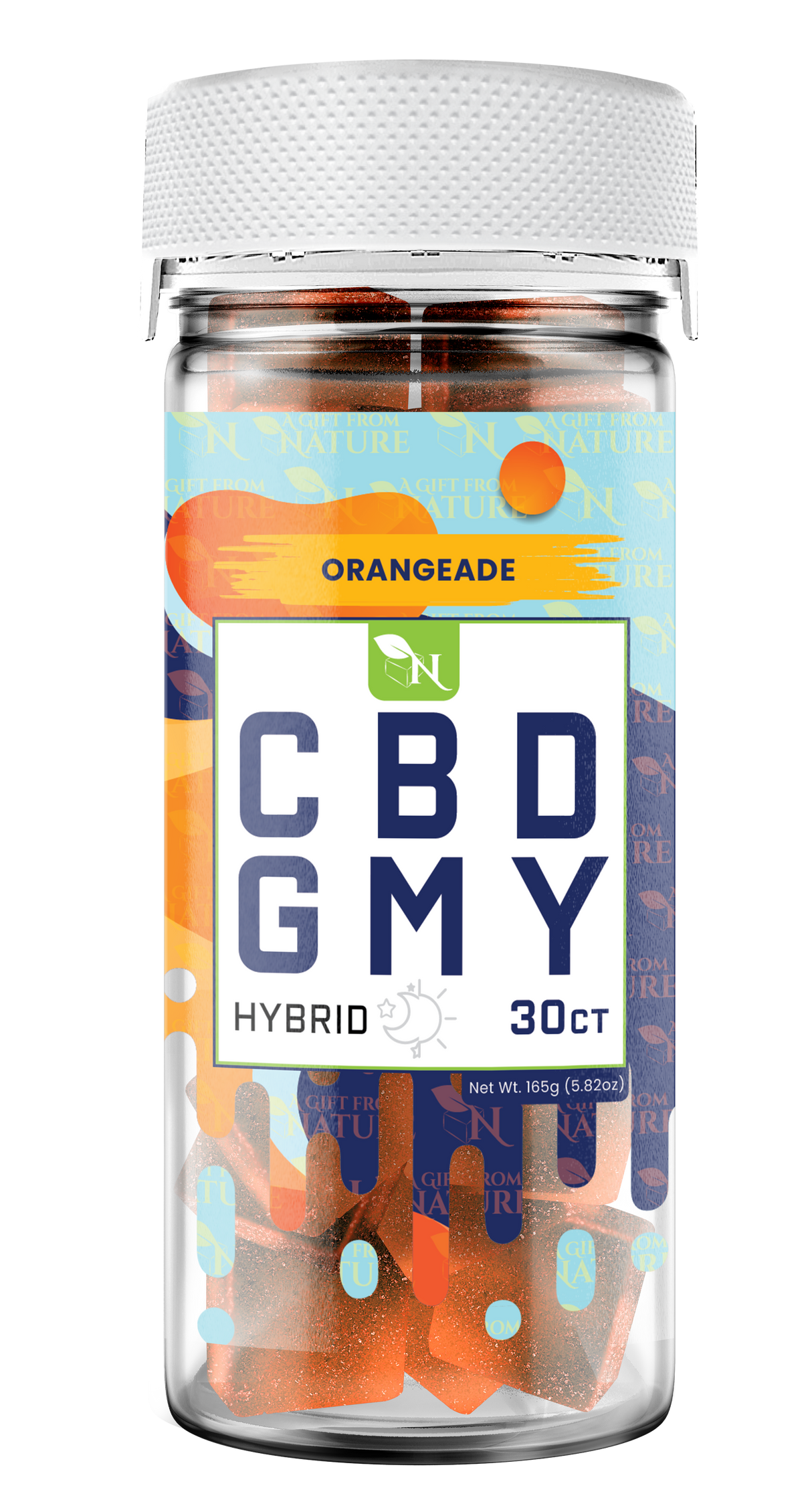 AGFN CBD Gummy: Orangeade Hybrid (1500MG)