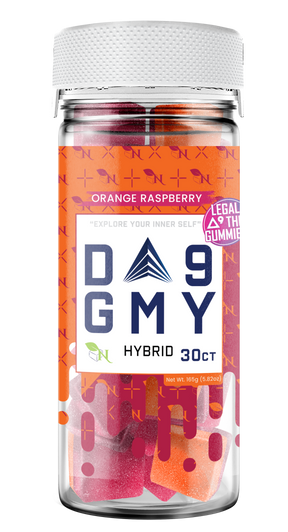 A Gift From Nature Delta 9 Hybrid Gummy: Orange Raspberry