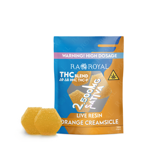 Blend 2,500MG 5CT Gummy Pack: Orange Creamsicle (Sativa)