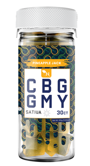 AGFN CBG Gummy: Pineapple Jack Sativa (1500MG)