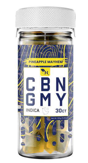 AGFN CBN Gummy: Pineapple Mayhem Indica (1500MG)