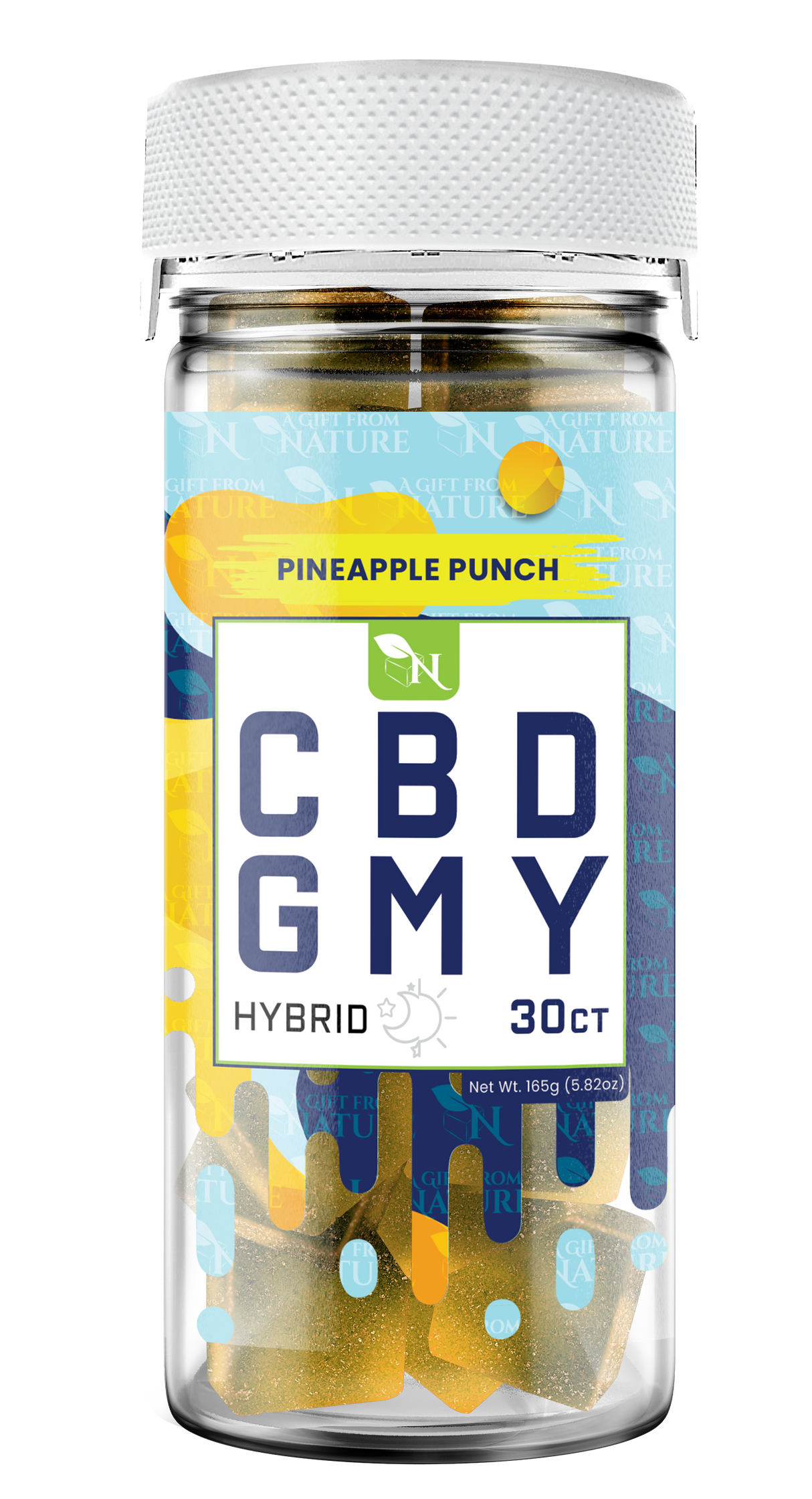 AGFN CBD Gummy: Pineapple Punch Hybrid (1500MG)