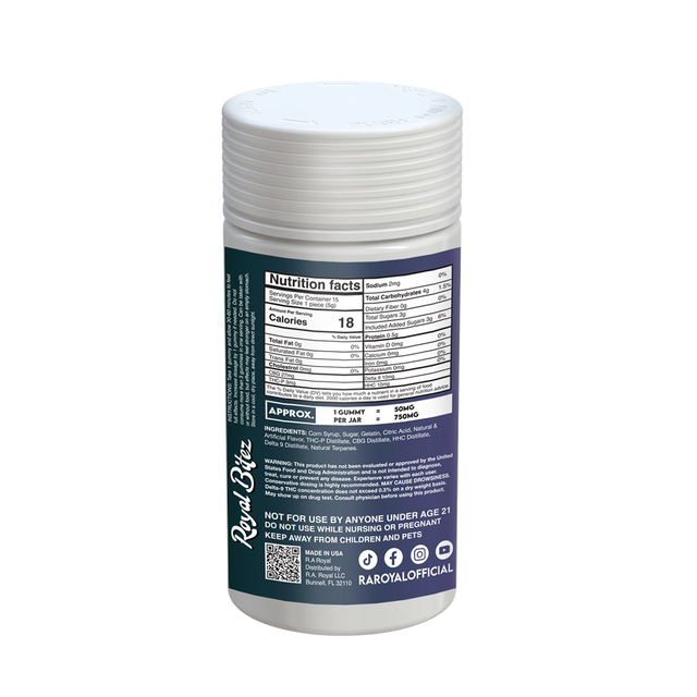 Royal Bitez Party 15CT Gummy: Grape