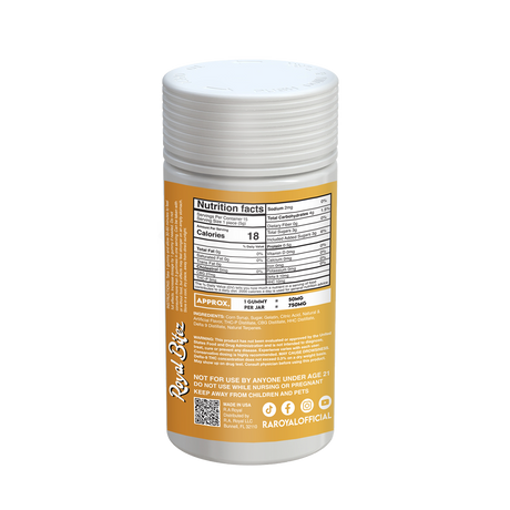 Royal Bitez Party 15CT Gummy: Pineapple