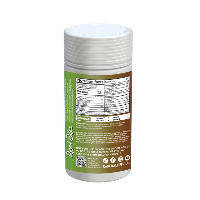 Royal Bitez Party 15CT Gummy: Strawberry