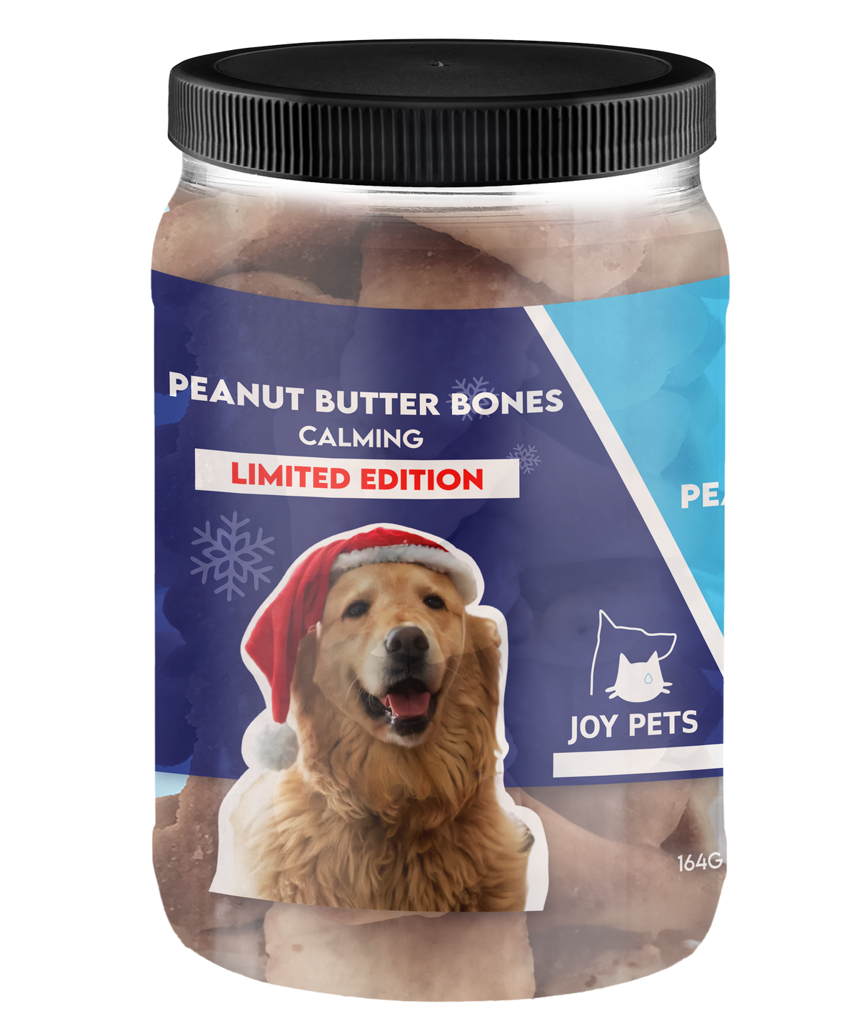 JoyPets CBD Dog Treats Christmas Edition: Peanut Butter Bones