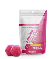 Blend 2,500MG 5CT Gummy Pack: Pink Burst (Indica)