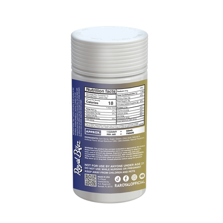 Royal Bitez Relax 15CT Gummy: Fruit Punch