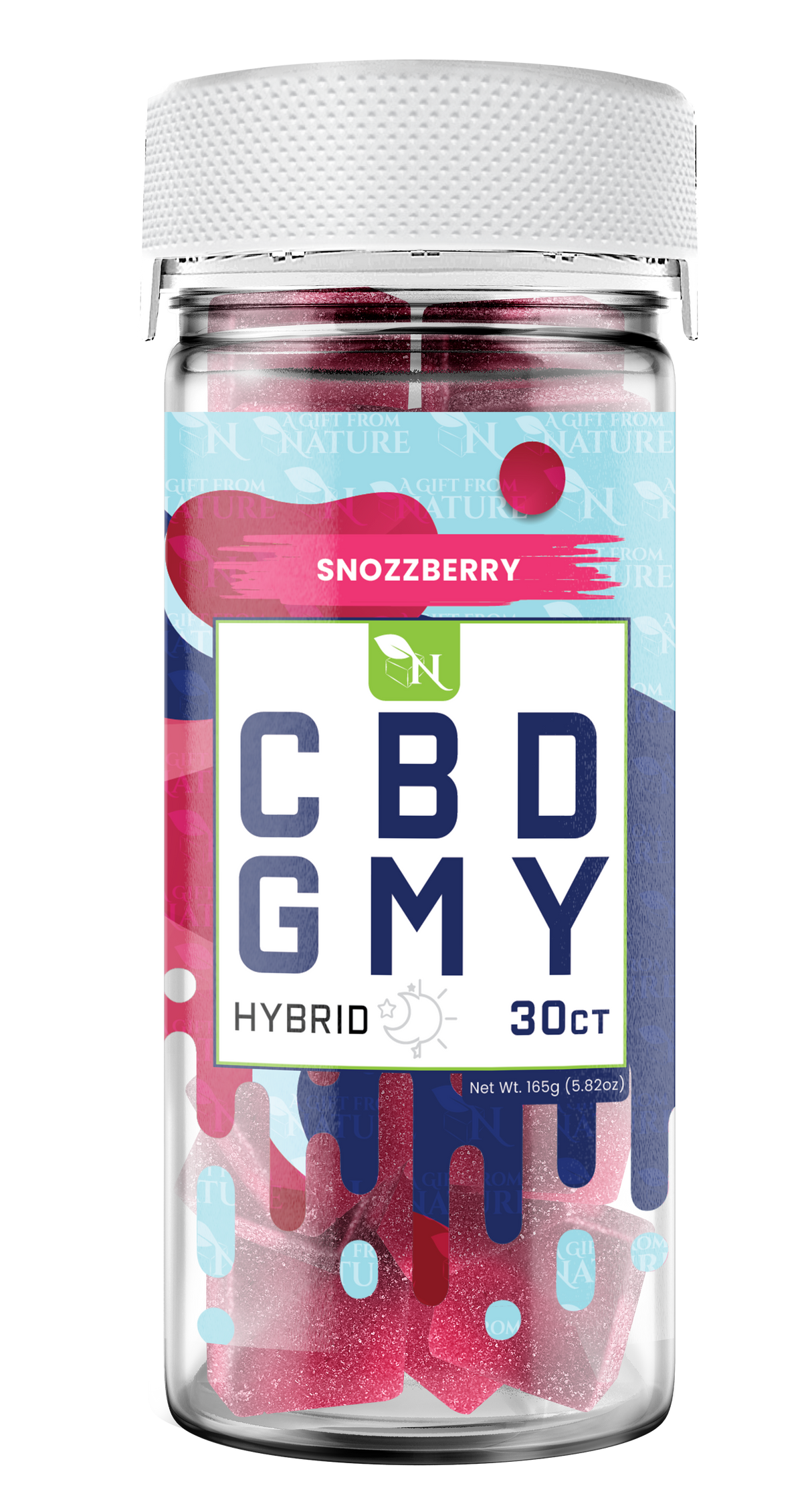 AGFN CBD Gummy: Snozzberry Hybrid (1500MG)
