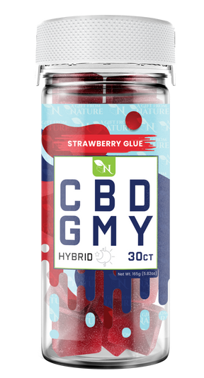 AGFN CBD Gummy: Strawberry Glue Hybrid (1500MG)