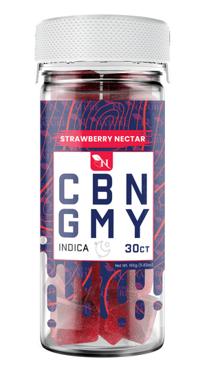 AGFN CBN Gummy: Strawberry Nectar Indica (1500MG)