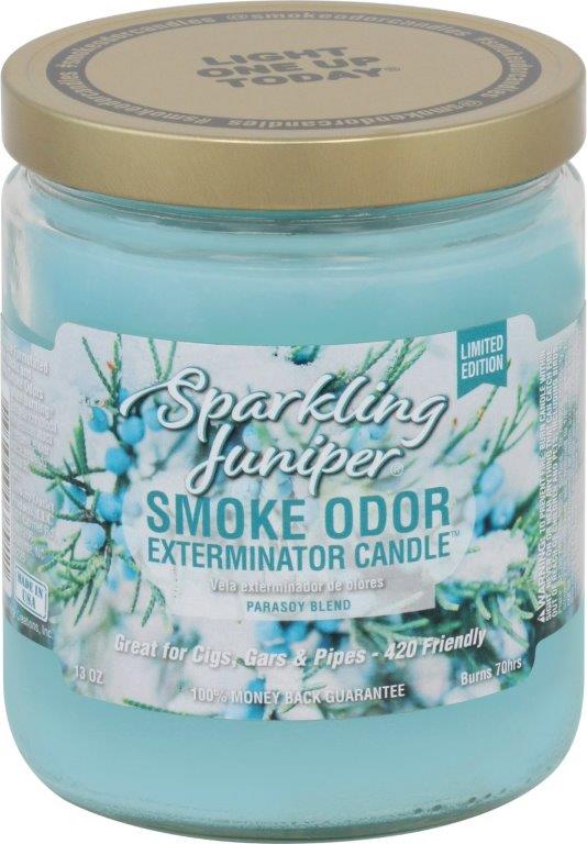 Smoke Odor 13 Oz. Candle: Sparkling Juniper