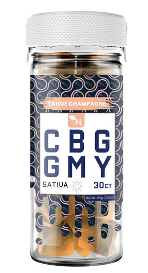 AGFN CBG Gummy: Tahoe Champagne Sativa (1500MG)