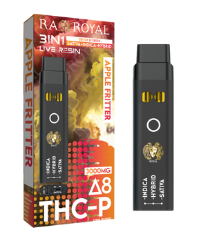 Delta 8 + THC-P Three-In-One Disposable Vape: Apple Fritter (3000MG)