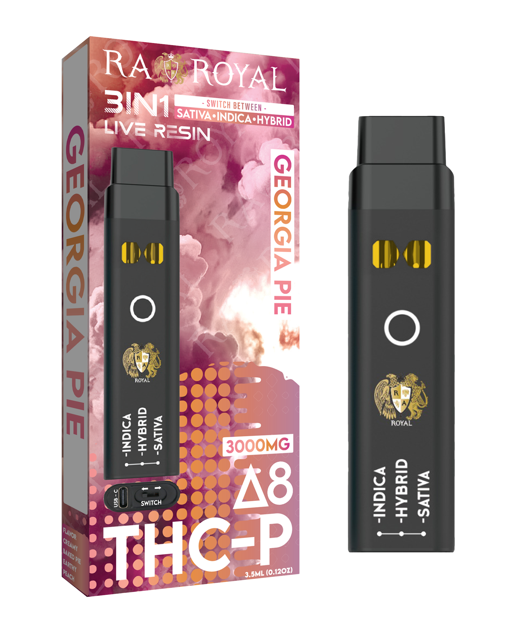Disposable Vapes Hiram Ga R.A. Royal Delta 8 + THC-P Vape  Georgia Pie