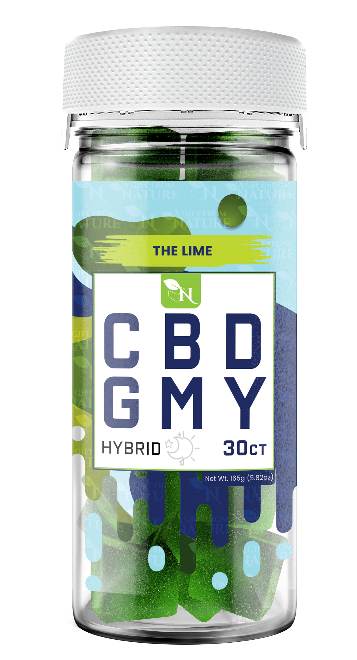 AGFN CBD Gummy: The Lime Hybrid (1500MG)