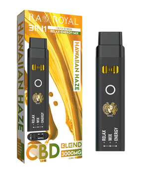 CBD+ Three-in-One Disposable Vape: Hawaiian Haze (2500 MG)
