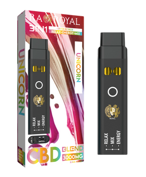 CBD+ Three-in-One Disposable Vape: Unicorn (2500 MG)