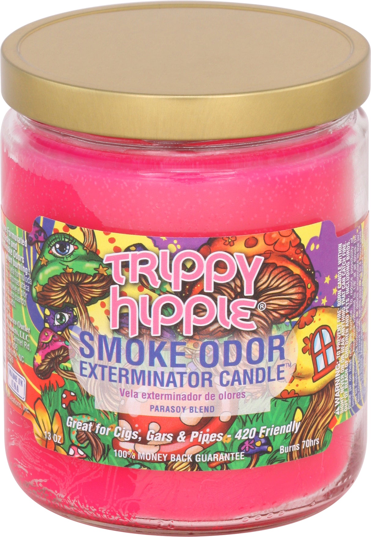 Smoke Odor 13 Oz. Candle: Trippy Hippie