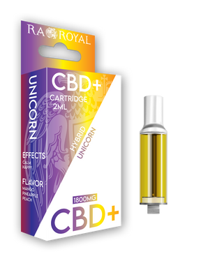 CBD+ Vape Cartridge (2ML): Unicorn Hybrid (1800MG)