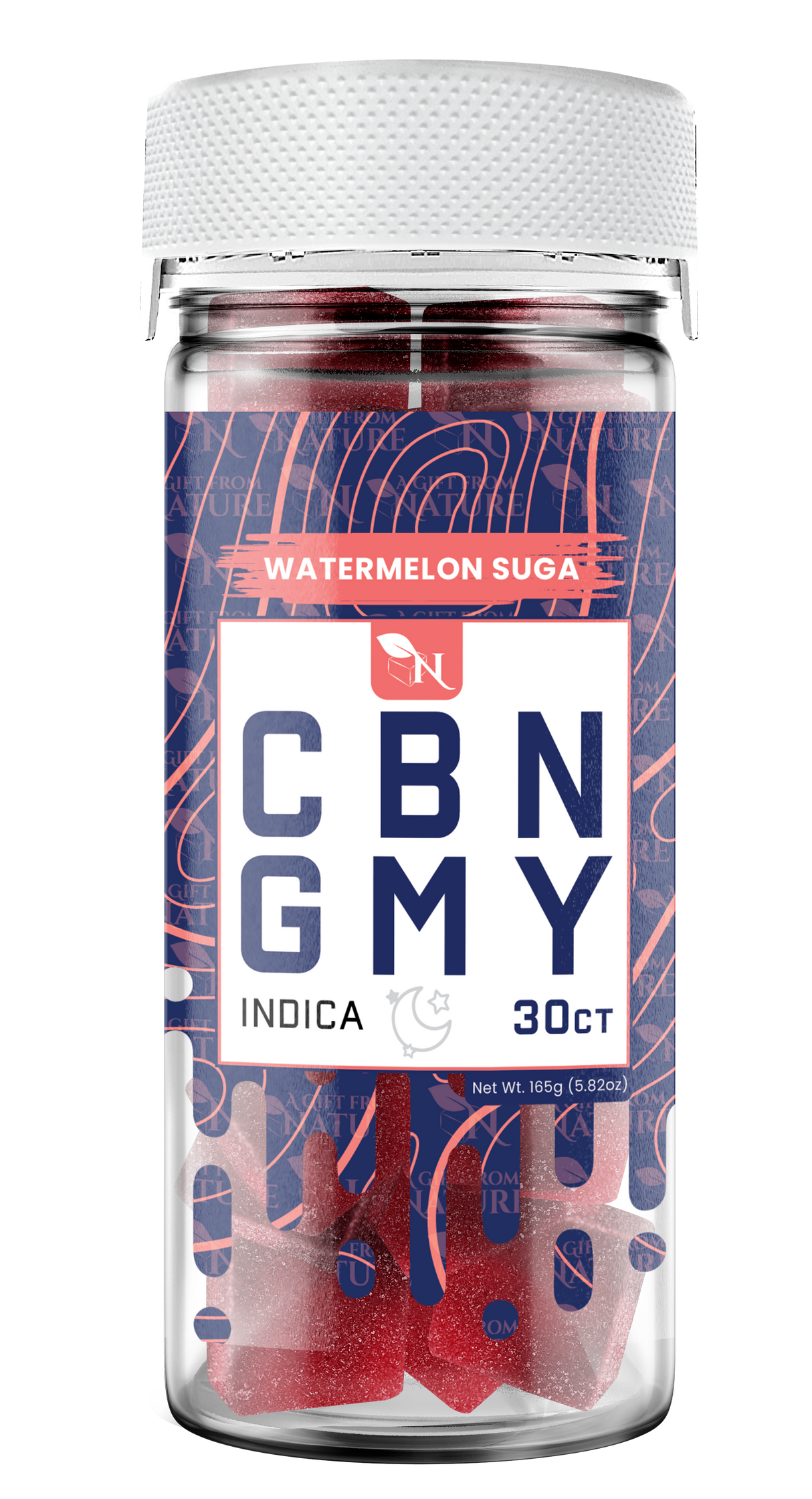 AGFN CBN Gummy: Watermelon Suga Indica (1500MG)