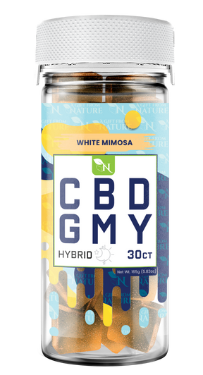 AGFN CBD Gummy: White Mimosa Hybrid (1500MG)