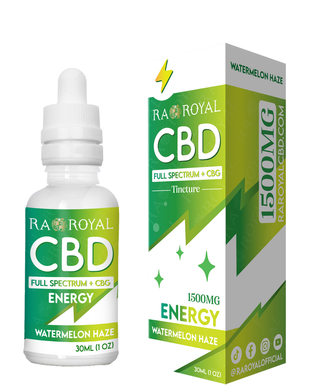 CBD Blend 1500MG Tincture: Watermelon Haze (Energy)